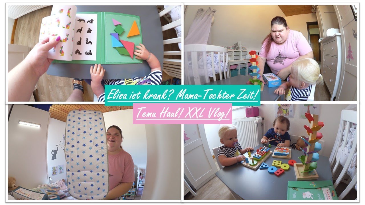 Mama-Tochter Zeit! || Temu-Haul! || XXL Vlog! || Reborn Baby Deutsch || Little Reborn Nursery