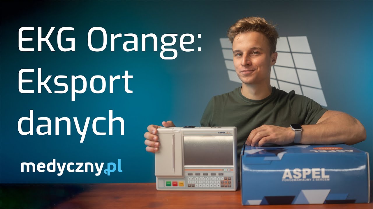 Aparat EKG Orange Aspel : Jak eksportować dane?