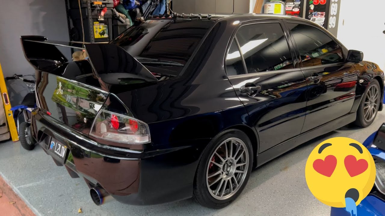 Evo 9 Exterior Restoration part 3 (Replacing Every Exterior trim)
