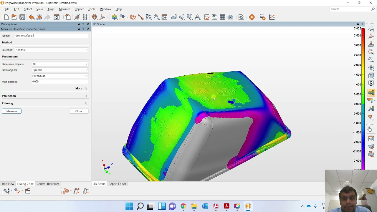 COMPARE DATA USING POLYWORK LAB 4