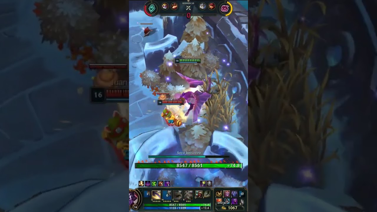 Esse campe&atilde;o ficou indanificavel com essa build! #lol #arena #galio #tank #build #fy