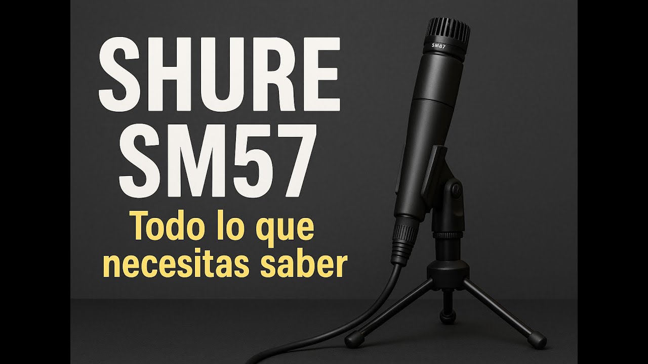 SHURE SM57 | Todo lo que necesitas saber!