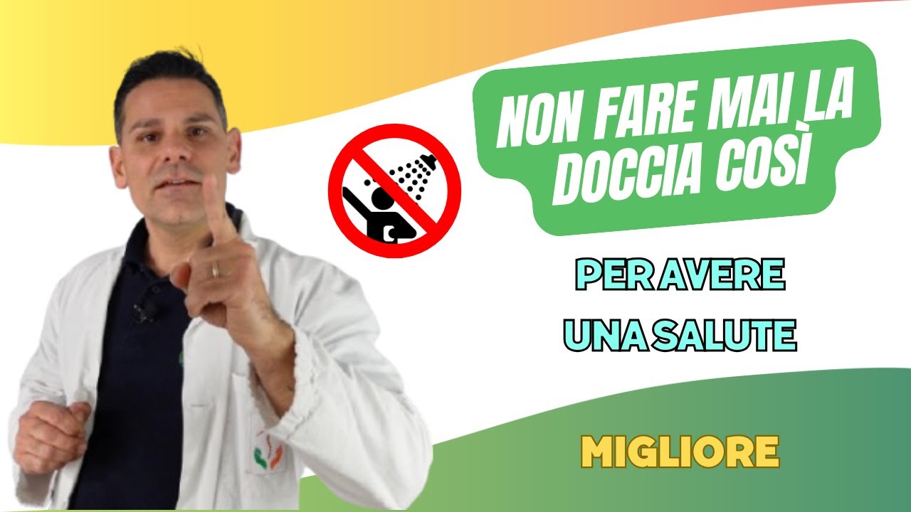 Non fare mai la DOCCIA così per avere una SALUTE migliore