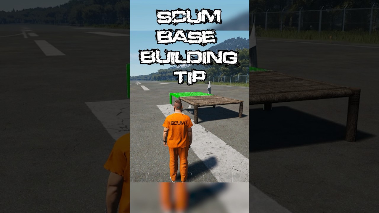 Как отрегулировать высоту фундамента &mdash; Совет по строительству базы &mdash; SCUM #scum #survival #surviv...