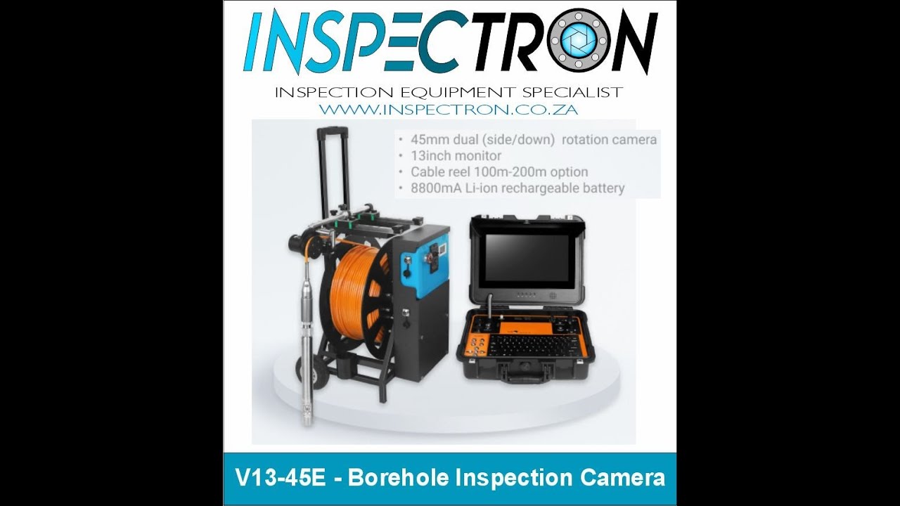 V13- 45E Dual View(side/down) HD Borehole Camera