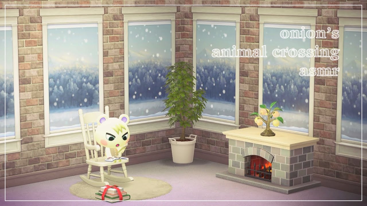 A Calm Snowy Day Indoors 📖 | Animal Crossing ASMR