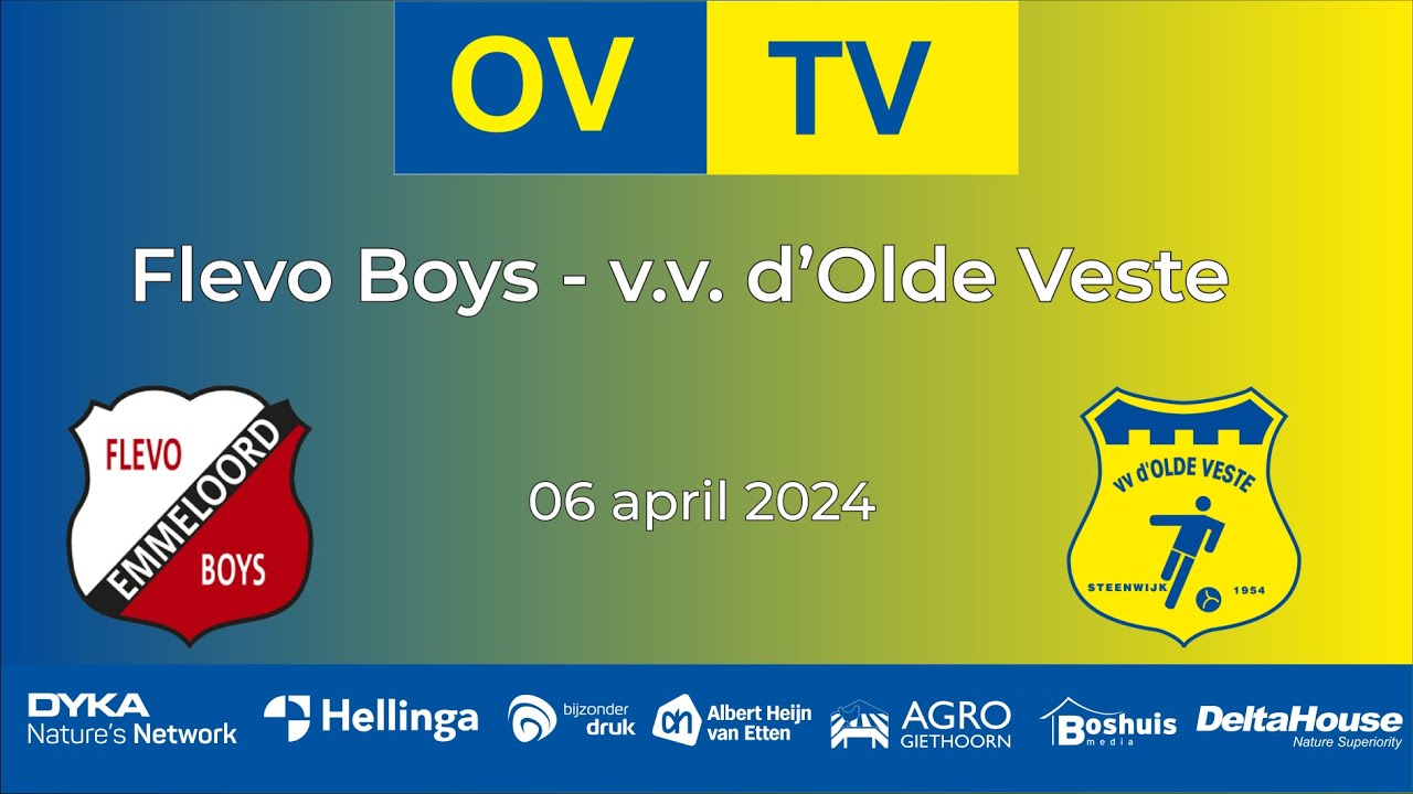 Flevo Boys - v.v. d'Olde Veste'54  06-04-2024