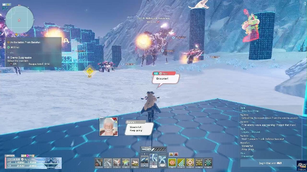 Phantasy Star Online 2 New Genesis (Holly Jolly Rumble)