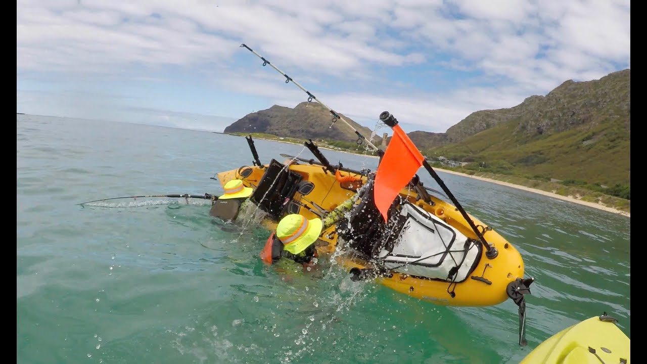 How to un-flip and re-enter your kayak