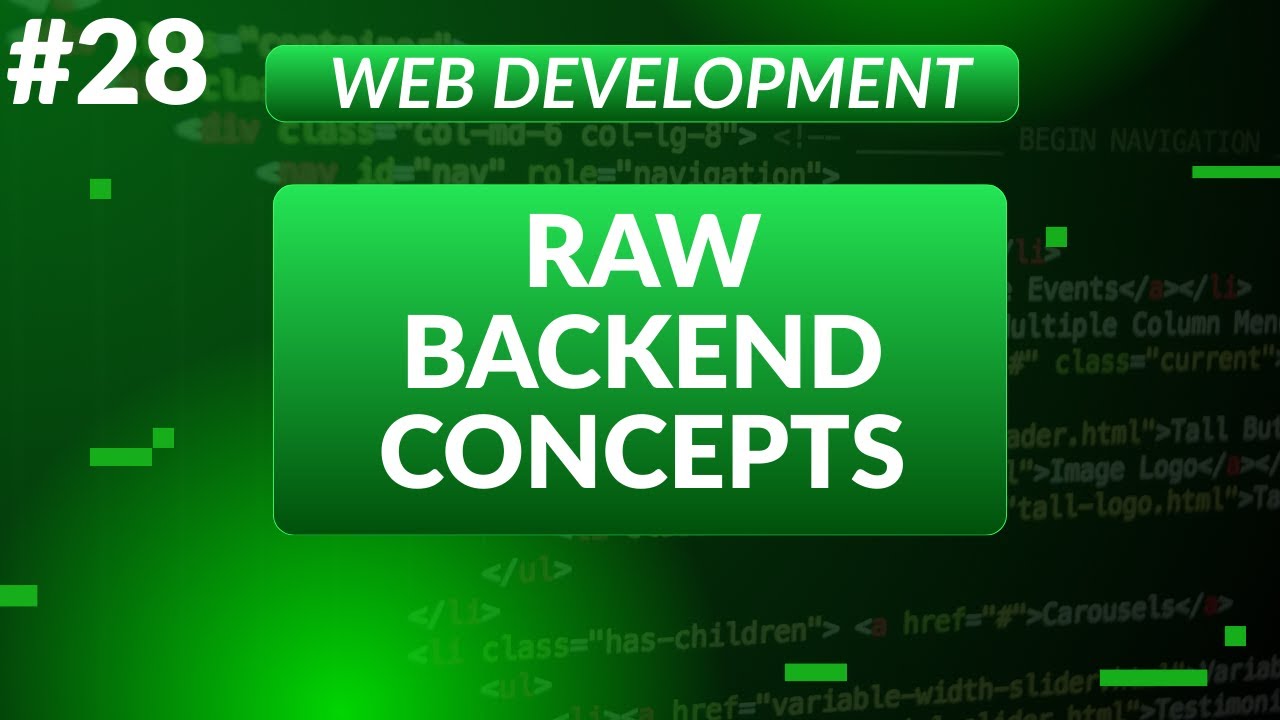 #28: Raw Backend Concepts | Web Development Course | Nepali