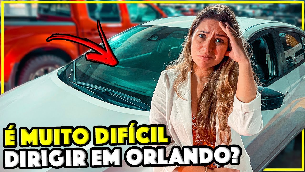 CHEGANDO E SAINDO DO AEROPORTO DE ORLANDO - COMO DIRIGIR AQUI