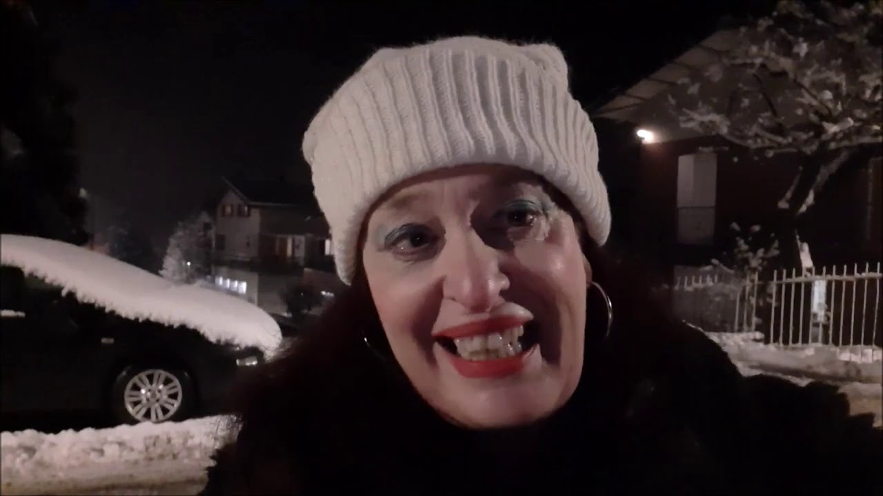 CAMMINATA NOTTURNA NELLA NEVE - VLOG
