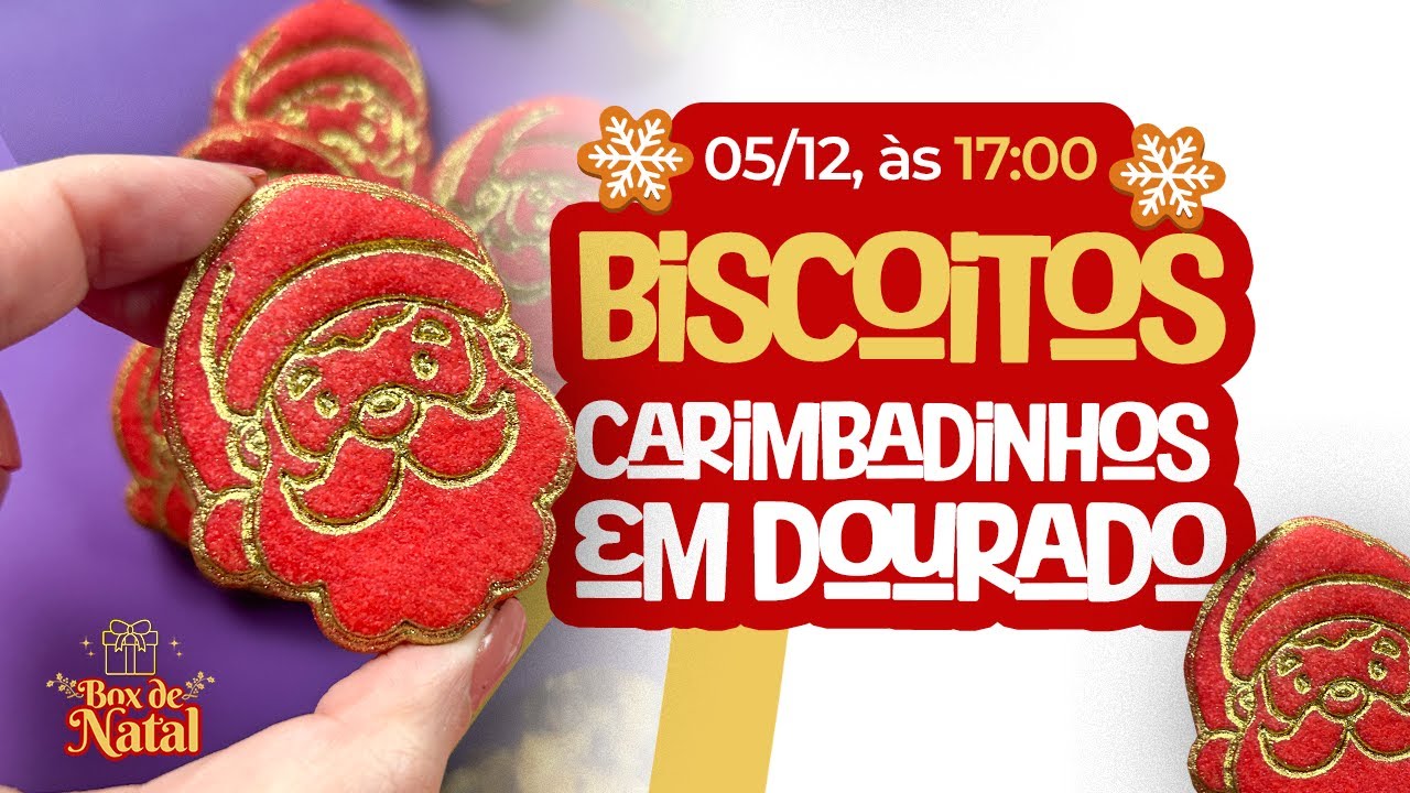 Biscoitos Carimbados Dourados