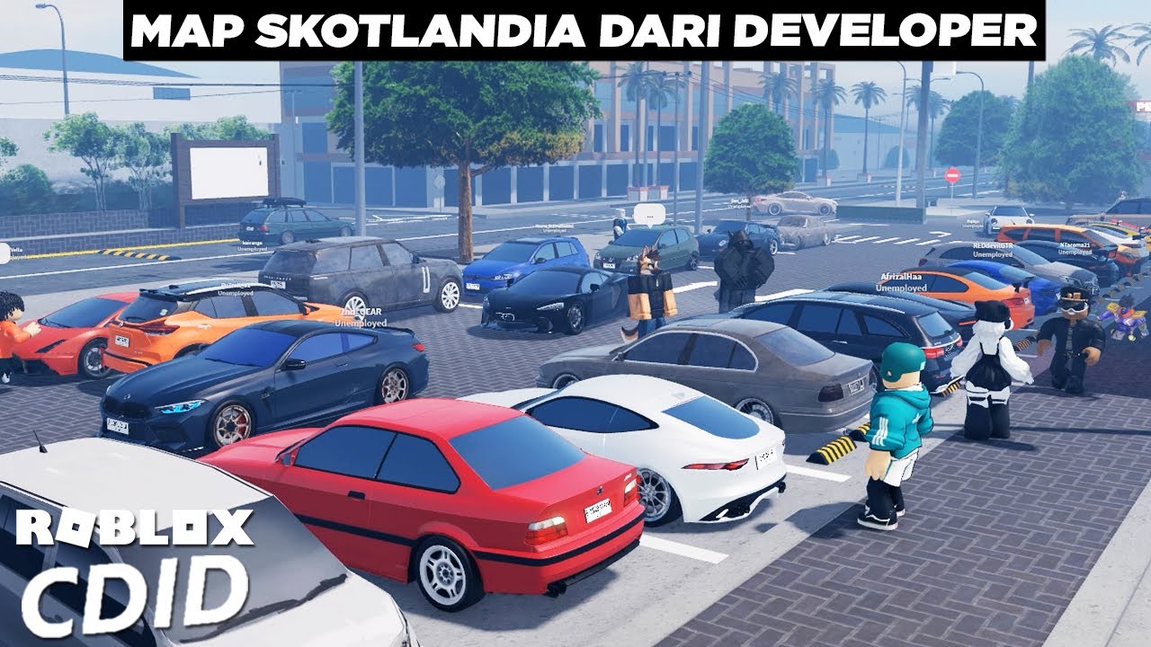 Tema Mobil Barat, Map Di Sulap, Mendadak Jadi British 😆😆  Roblox CDID V2.2