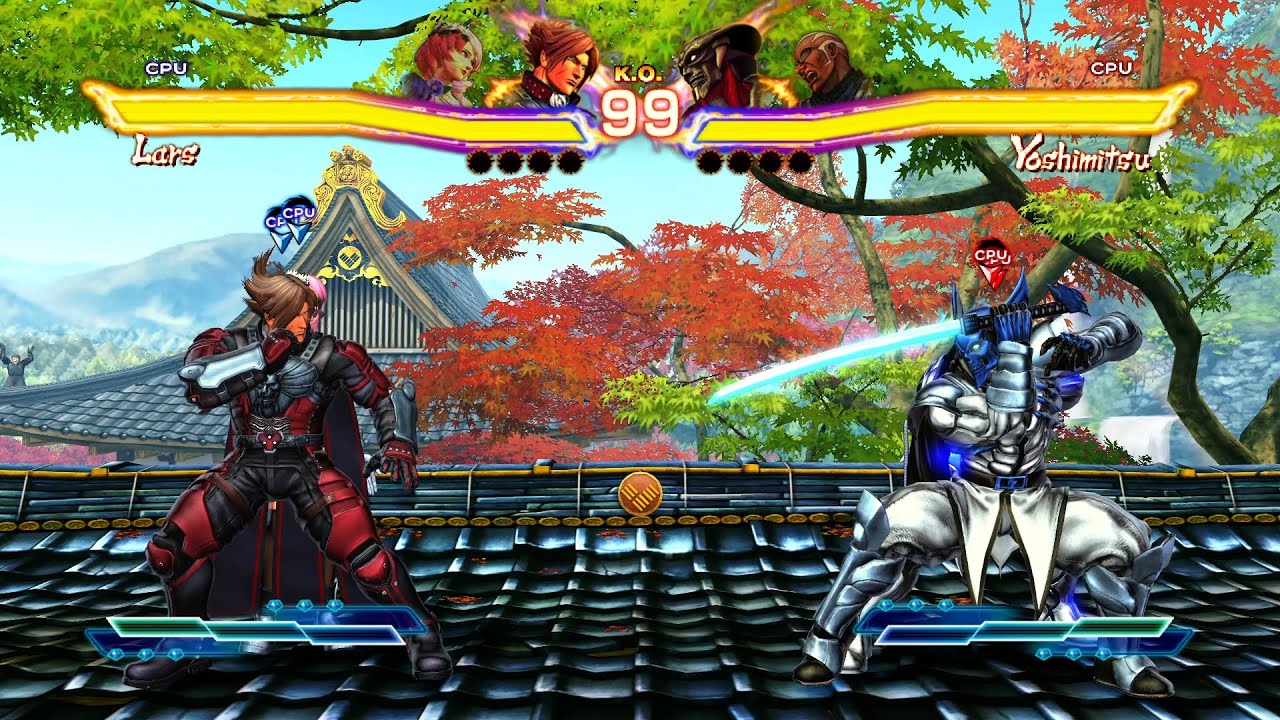Ларс и Алиса против Рейвен и Ёсимицу! Street Fighter x Tekken!