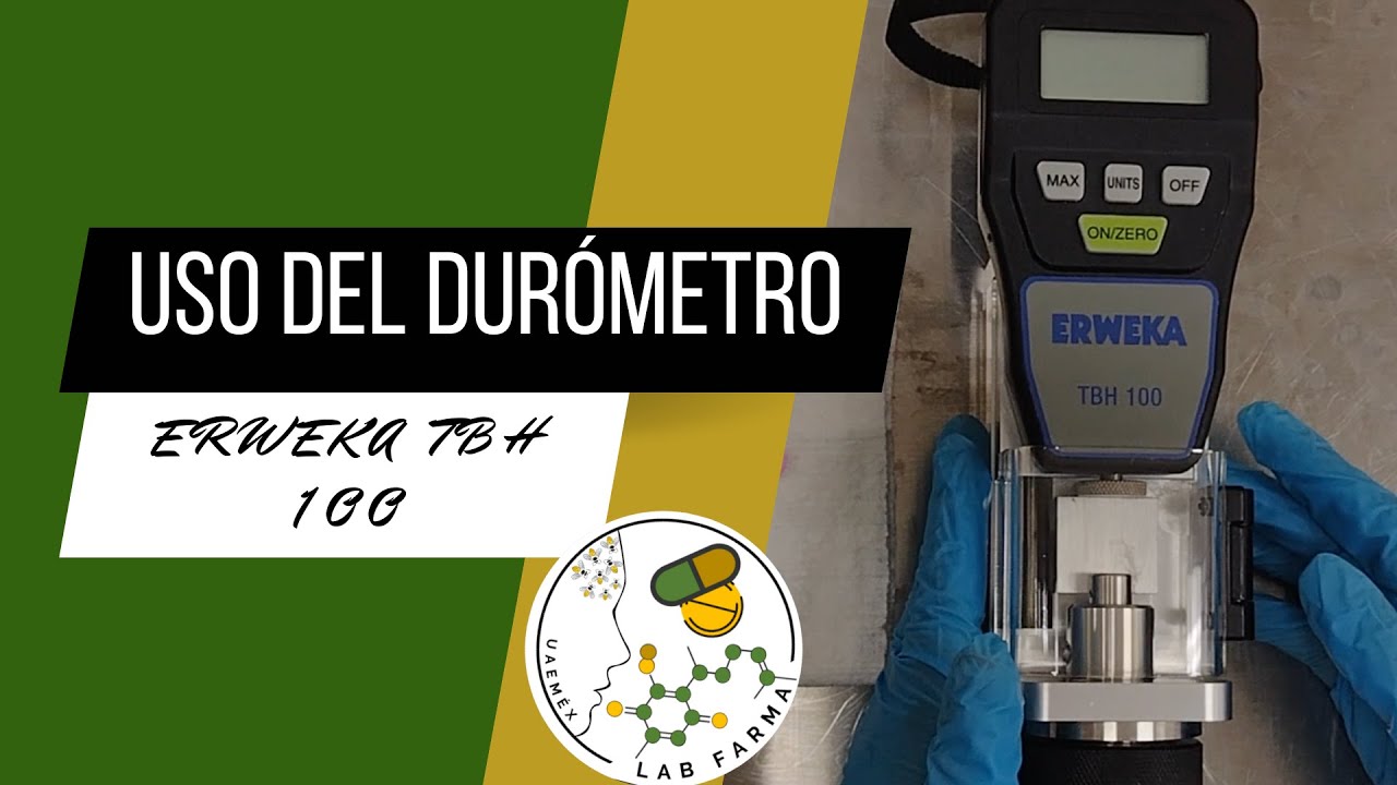 USO DEL DURÓMETRO ERWEKA TBH 100