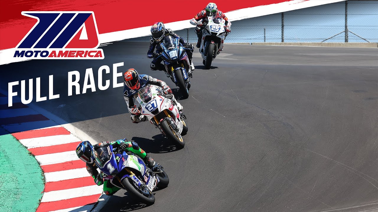 MotoAmerica REV'IT! Twins Cup Race 2 at Laguna Seca 2023