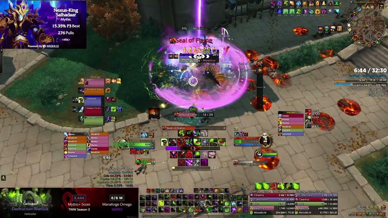 Priory of the Sacred Flame +17 | Destruction Warlock S3