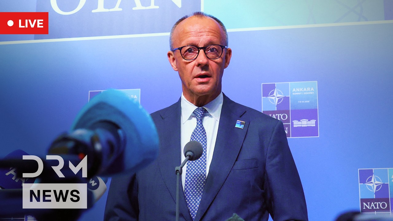 LIVE: German Chancellor Merz Holds Press Conference After NATO Summit in Ankara | AC1N