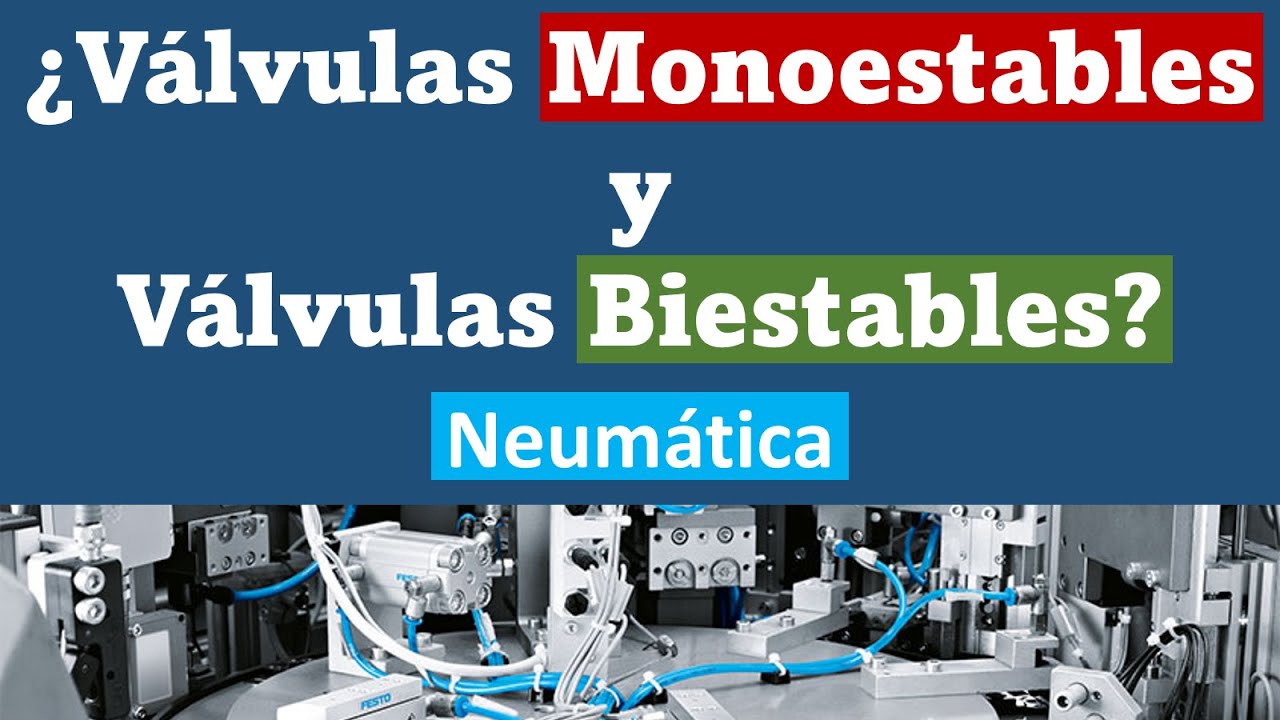 Válvulas Monoestables y Biestables
