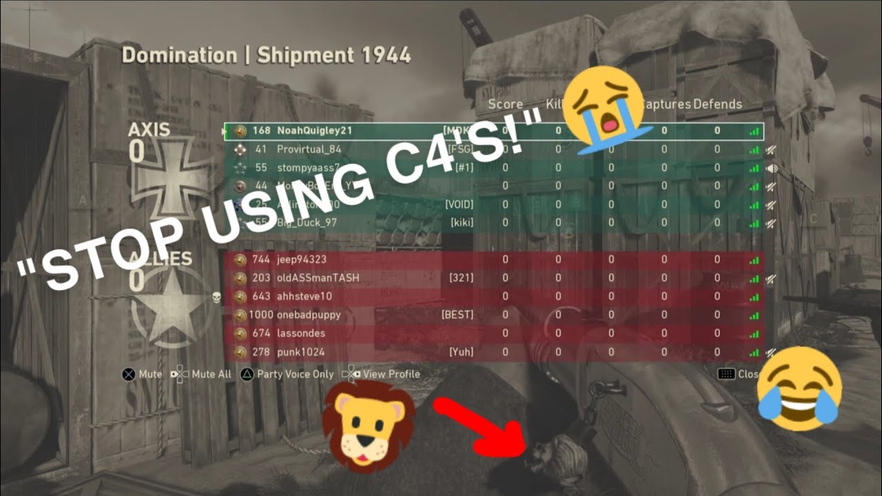 COD WW2 IN 2019!? TEAM OF PRESTIGE MASTERS RAGE/ C4 ON SHIPMENT 1944 IS TOO GOOD! 😂