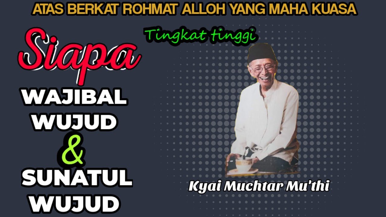 KAJIAN WAJIBAL WUJUD TINGKAT TINGGI
