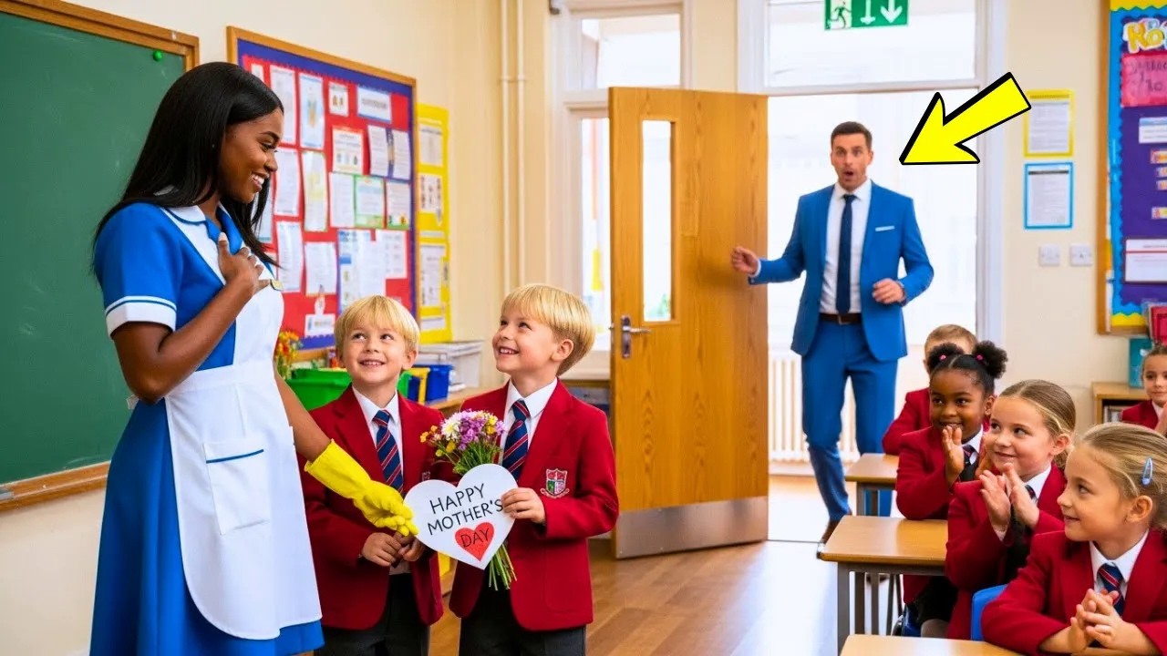 BILLIONAIRE’S TWINS INVITED THE MAID FOR MOTHER’S DAY — WHAT HE SAW LEFT HIM SPEECHLESS