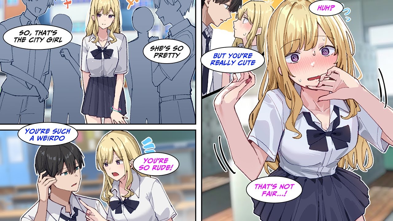 [Manga Dub] The city girl who transferred to the countryside captivated all the boys