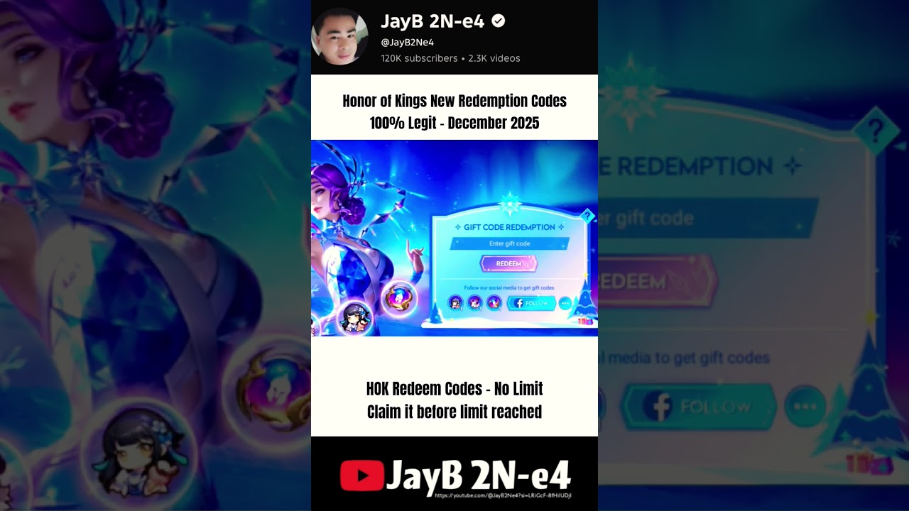 legit! HOK redeem code - Honor of Kings New Redemption Codes December 5, 2025 