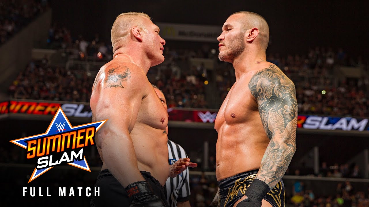 ПОЛНЫЙ МАТЧ: Рэнди Ортон против Брока Леснара: SummerSlam 2016