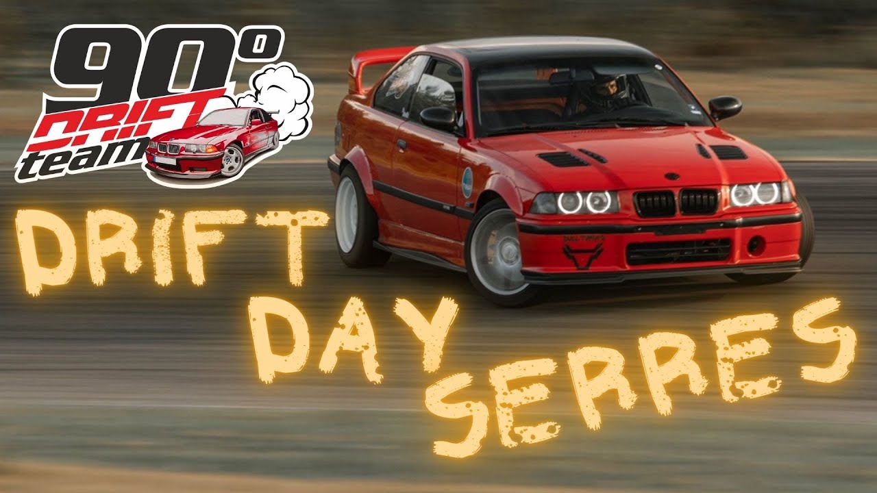 BMW M50B30 | Drift practice Serres circuit | 90 degrees drift team