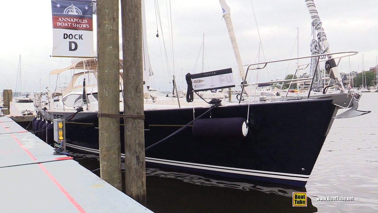 2015 Oyster 625 - Quick Deck Walkaround - 2016 Annapolis Sailboat Show