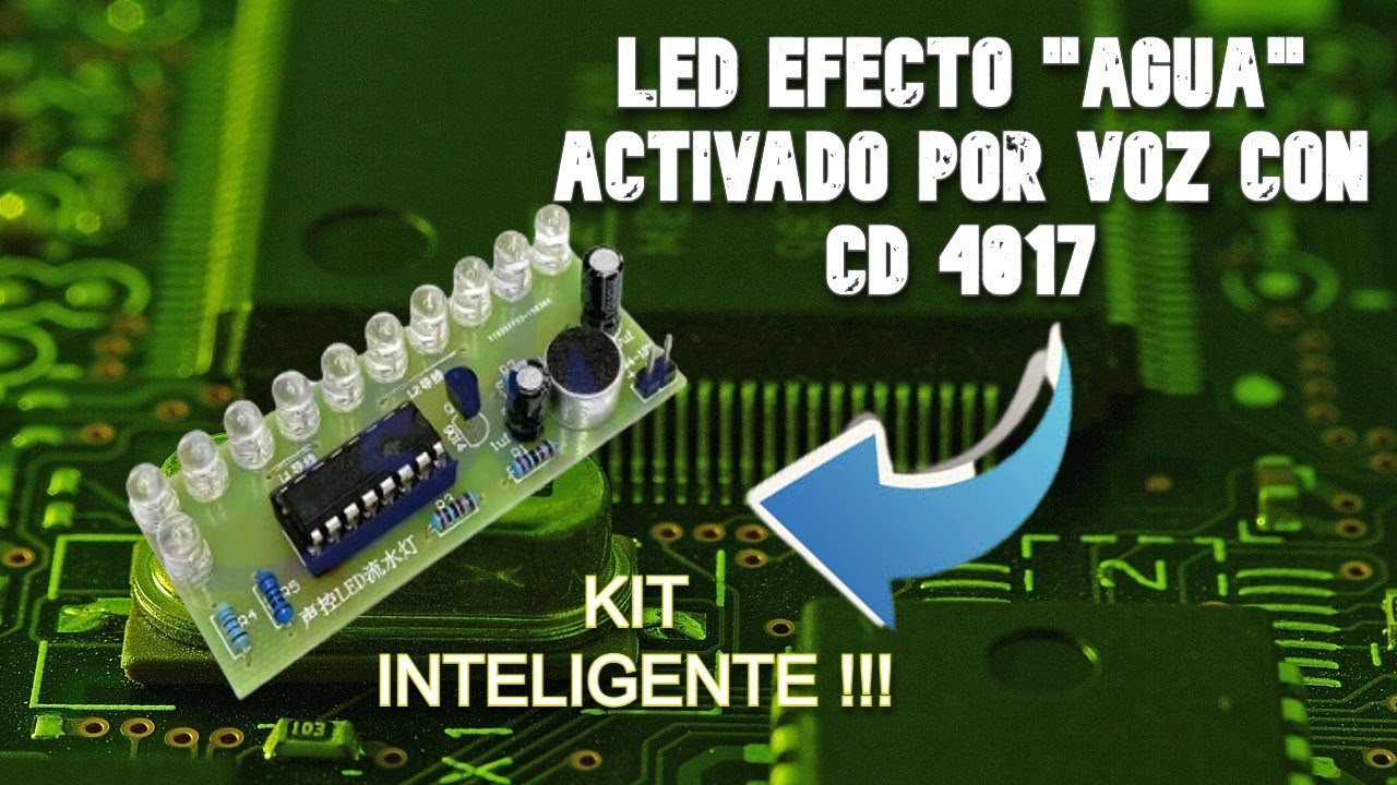 ✅Vumetro LED con Efecto de Agua | Proyecto Electr&oacute;nico F&aacute;cil