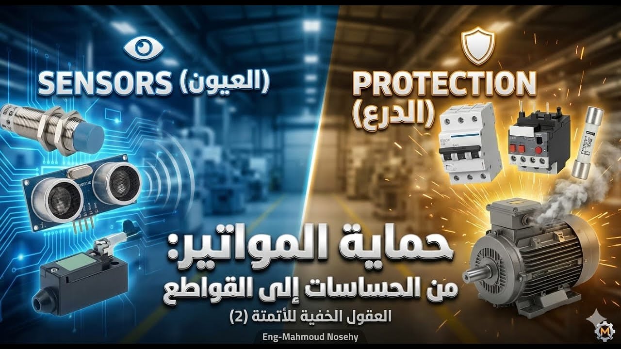 (أساسيات دوائر التحكم) مكونات دوائر التحكم الكلاسيكي: من الحساسات الرقمية إلى حماية الأحمال الزائدة
