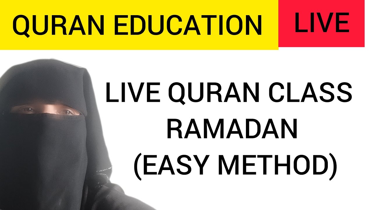 Live Quran Class | Ramadan Surah for Salah (Easy Method) Maryam baji