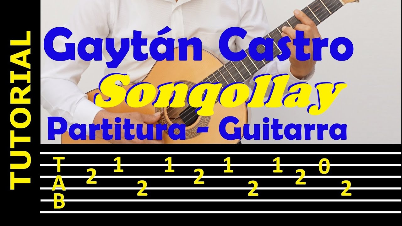 SONQOLLAY - Huayno / Dúo Gaytán Castro / Tutorial completo con TAB / Punteo, letra y acordes