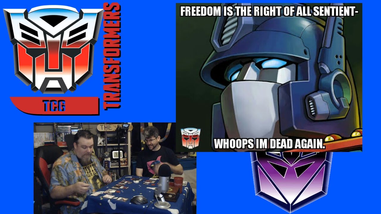 Cretins Guild Podcast 74 - We play Transformers Trading Card Game