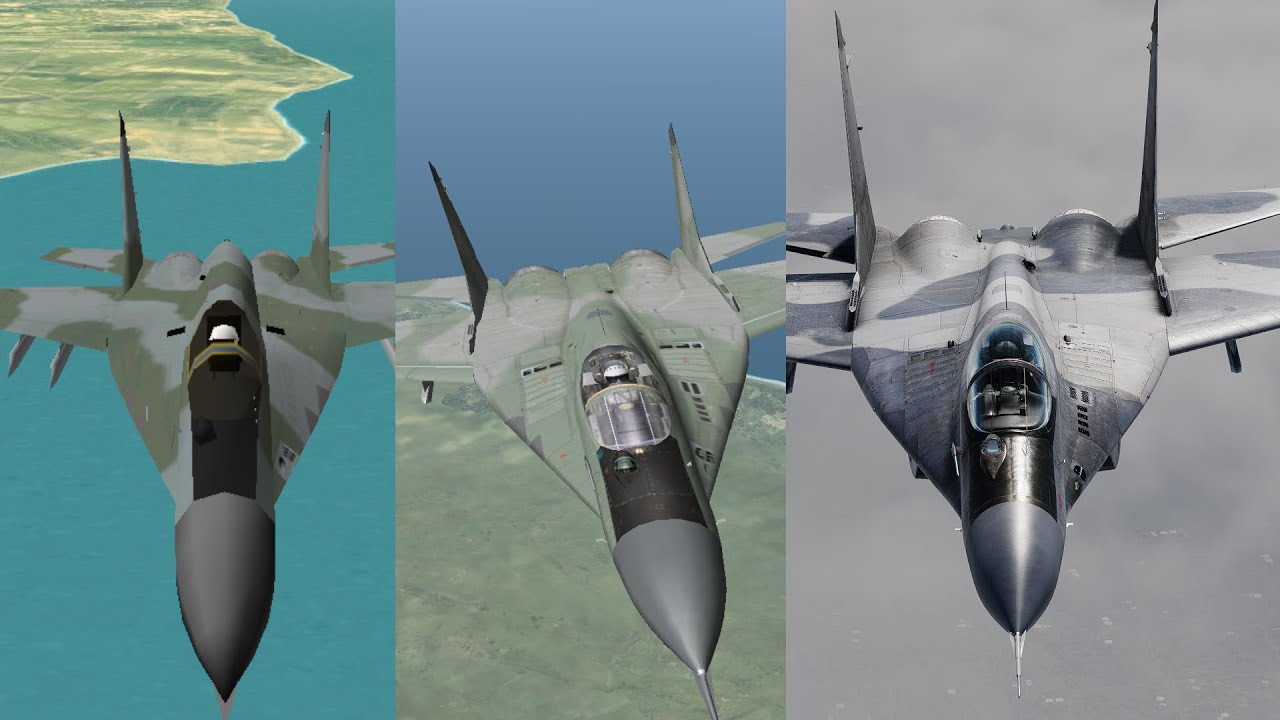 [OUTDATED] Evolution of MiG-29 Fulcrum in Combat Flight Simulators (1990 - 2025)