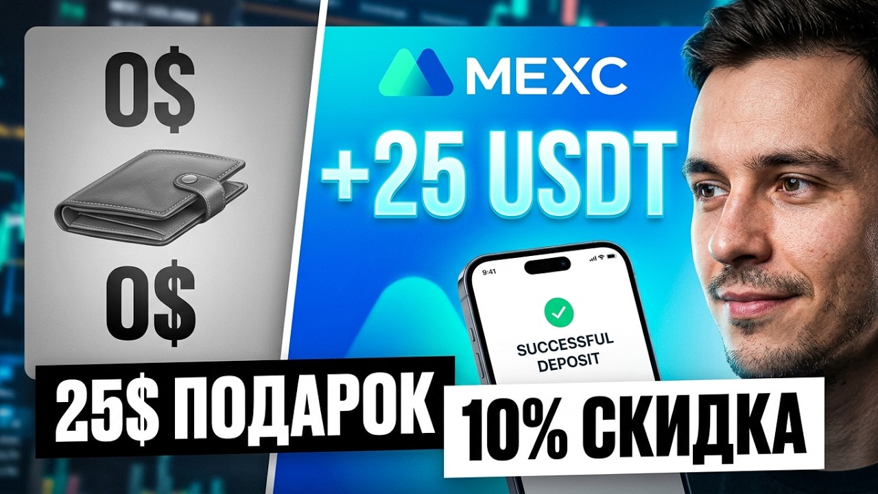 🚀 Забери $25 на MEXC прямо сейчас! Инструкция по бонусам для новичков