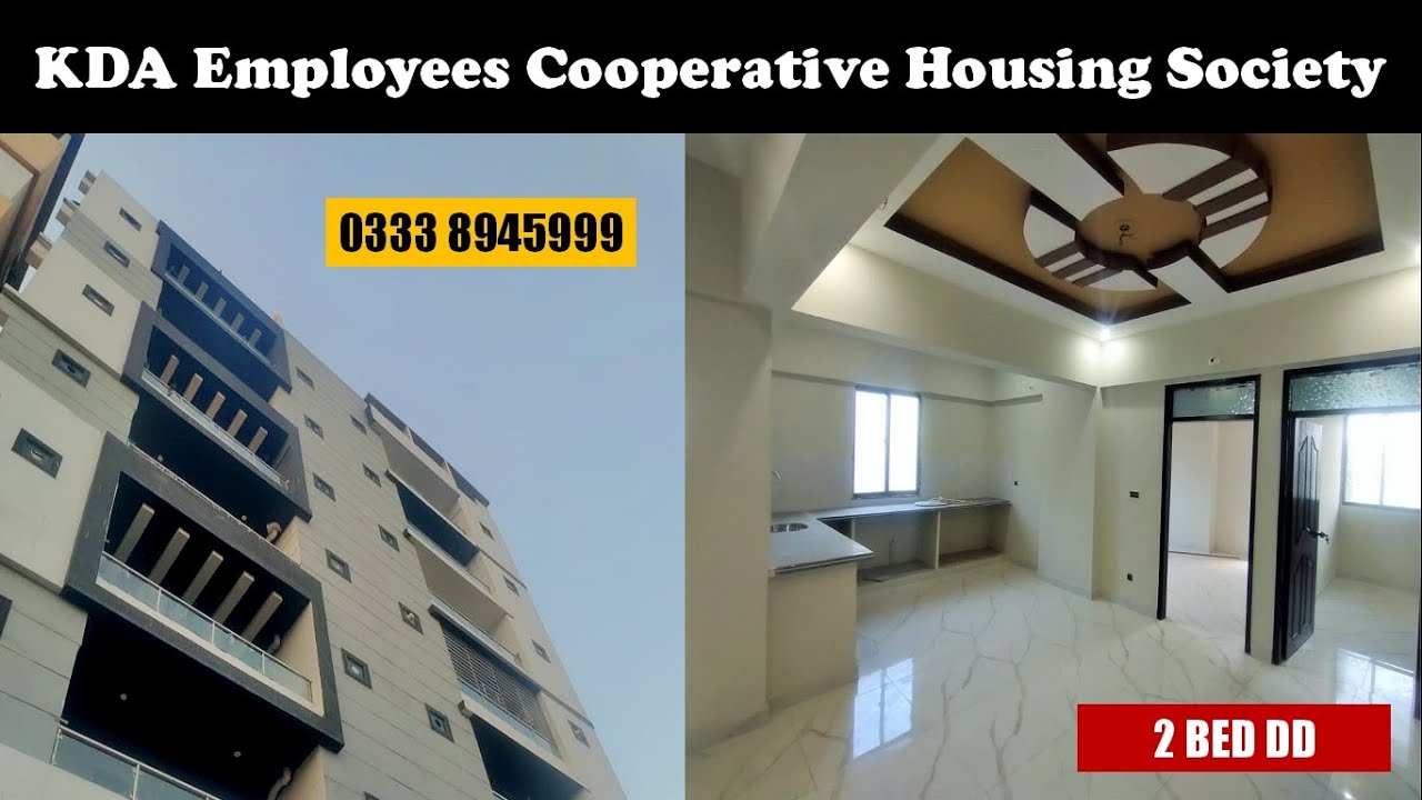 KDA Employees Cooperative Housing Society Scheme 33 , Double Balcony Open 2 Bedroom Apartment