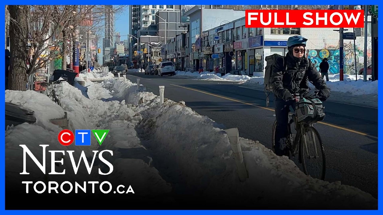 Snow-covered bike lanes still uncleaned in Toronto  | CTV News Toronto at Noon for Feb. 11, 2026