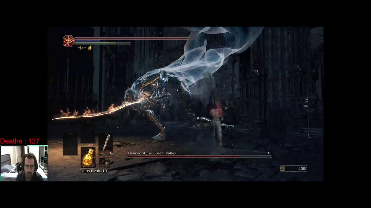 Dark Souls 3 Cavemen Run Continues (No Dodges/Parry/Blocking) Only Bonk