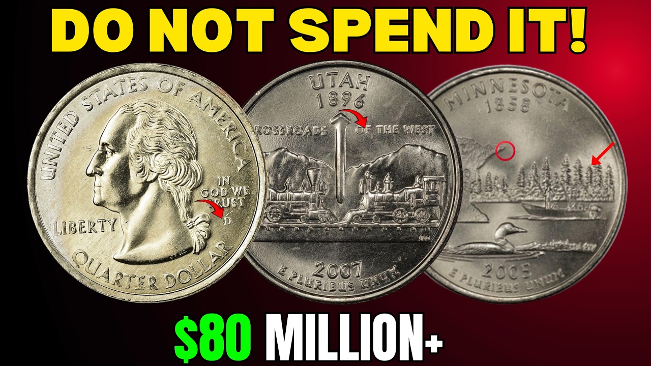 Top 10 Most Rare State Quarters Worth Big Money$ in 2026 – Check Your Pocket Change Before spent it!