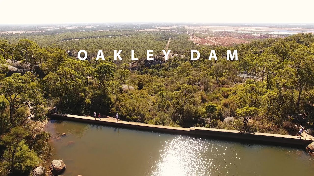 Secret swimming hole in Western Australia - Oakley Dam