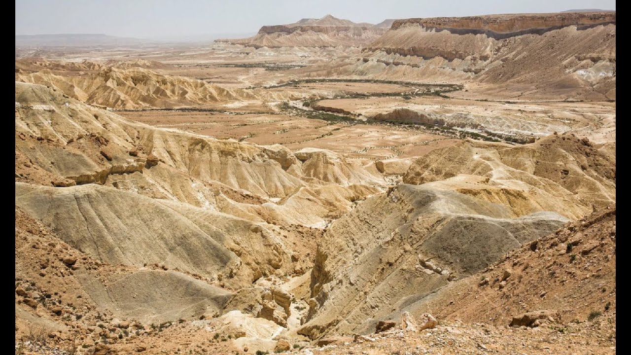 Negev Deserto de Israel Cenas aéreas com drone