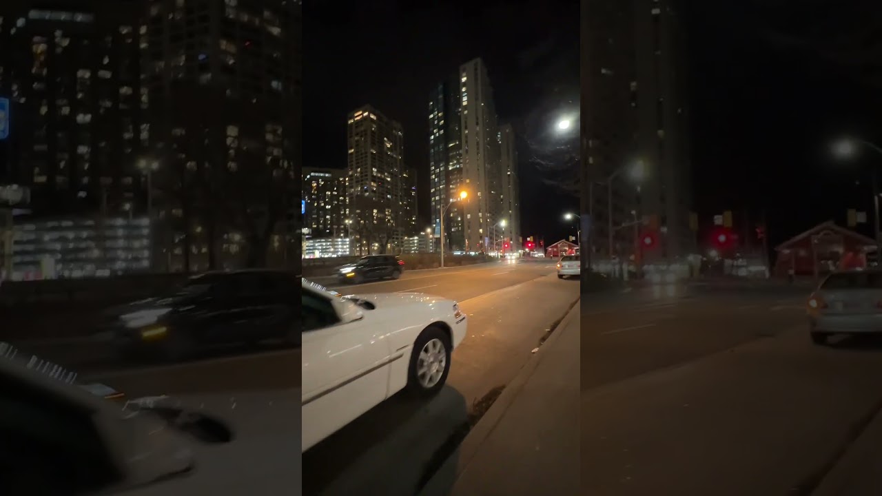 Part 1 TORONTO Night Walk City Skyscrapers March 25, 2025 