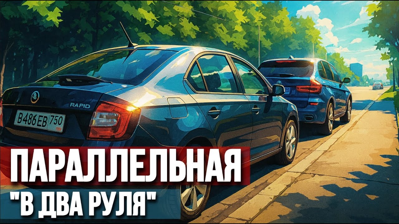 Способ параллельной парковки в 2 движения рулём: Ориентиры и нюансы