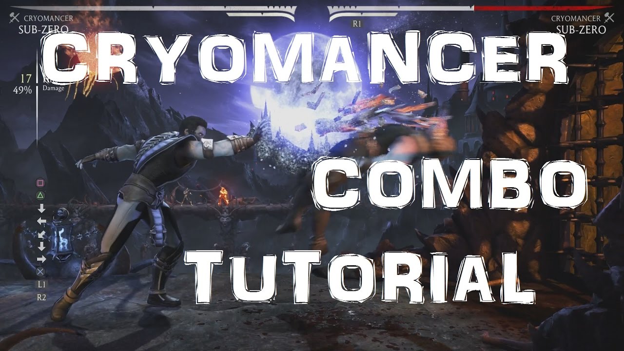 MKX: CRYOMANCER: SUB-ZERO!! COMBO TUTORIAL!! (PATCH 10-4-16)