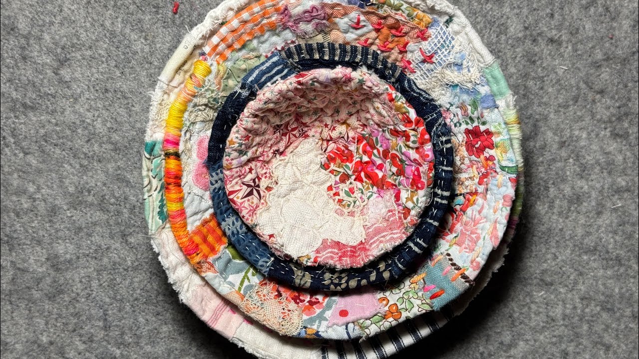 Textile Bowl- Quick Snippets with Roxy Creations