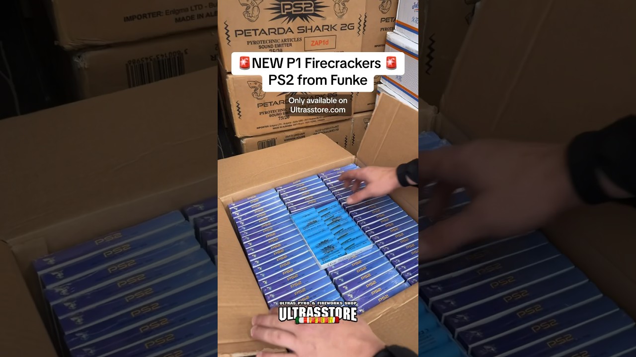 NEW Funke &bdquo;Petarda Shark P2&ldquo; category P1 Firecrackers- Ultrasstore.com